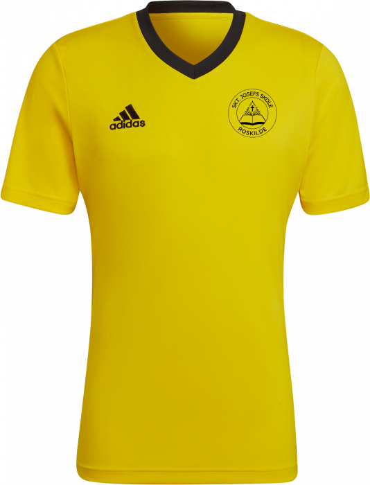 Adidas - Sports T-Shirt Adults - Yellow & white