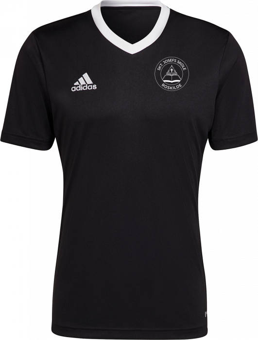 Adidas - Skt. Josefs Sports T-Shirt Voksen - Sort & hvid